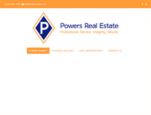 Tablet Screenshot of powersmaine.com